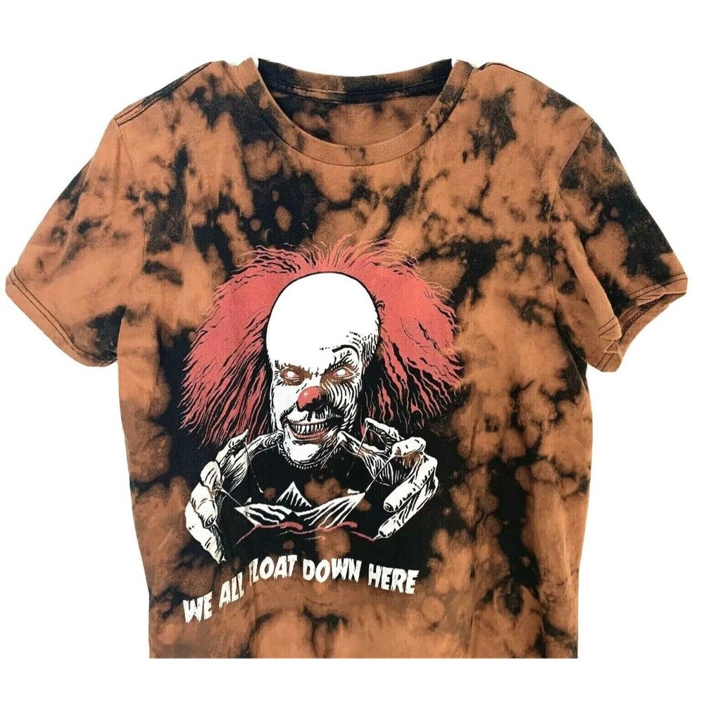 Stephen King IT "We All Float Down Here" Acid Wash